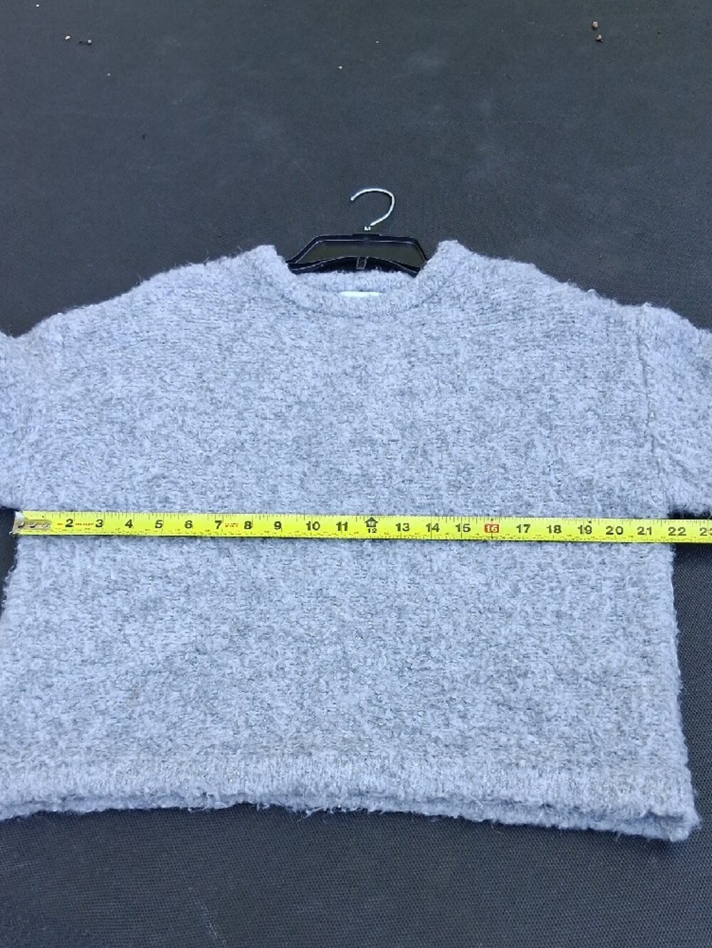 LE BON SHOPPE Cozy Gray Crewneck Sweater — Relaxed Knit Pullover - Picture 8 of 10